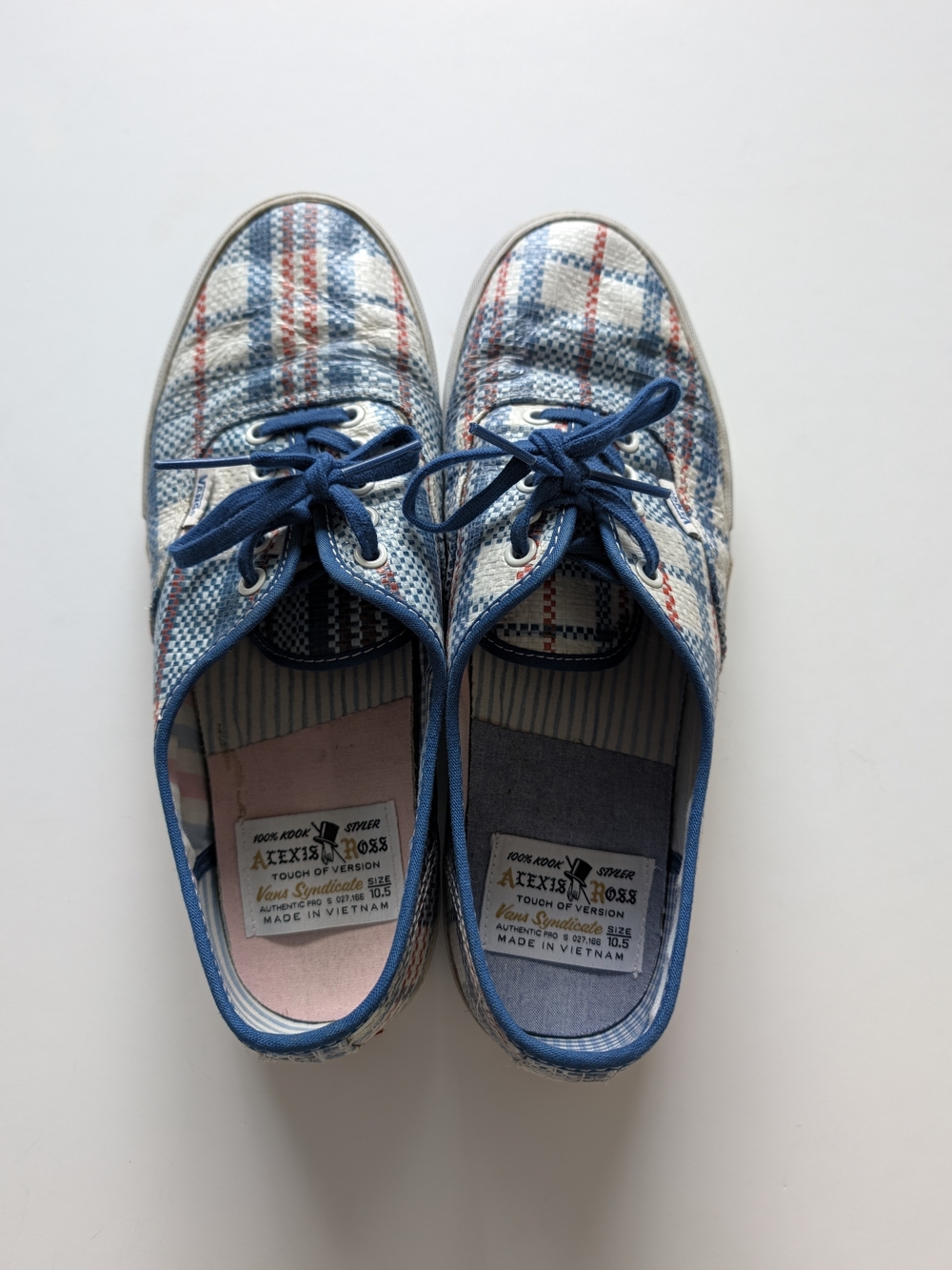 Vans Syndicate x Alexis Ross Authentic Pro 'Touch of Version' Laundry Bag Plaid